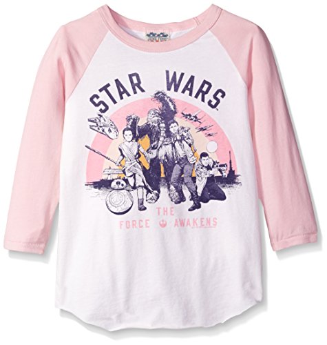Star Wars Girls' Long Sleeve T-Shirt, Sugar/Patti, XX-Large/14/16