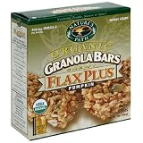 Nature s Path Organic Granola Bars, Pumpkin FlaxPlus, 5-Count Boxes (Pack of 6)