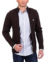 POLO CLUB Chaqueta Punto Gentle Rib Lz (Marrón Oscuro)
