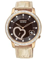 Citizen Womens EV1003-09X Desire Eco-Drive Rose Gold Tone Desire Watch