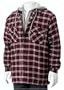 RIGGS Workwear by Wrangler Men's Hooded Flannel Work Shirt