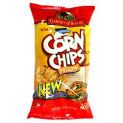 Garden of Eatin' Tortilla Chips, Yellow, 7.5-Ounce Bags (Pack of 12)