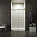 KOHLER K-706010-L-SHP Levity Bypass Shower Door with Handle and 3/8-Inch Crystal Clear Glass in Bright Polished Silver