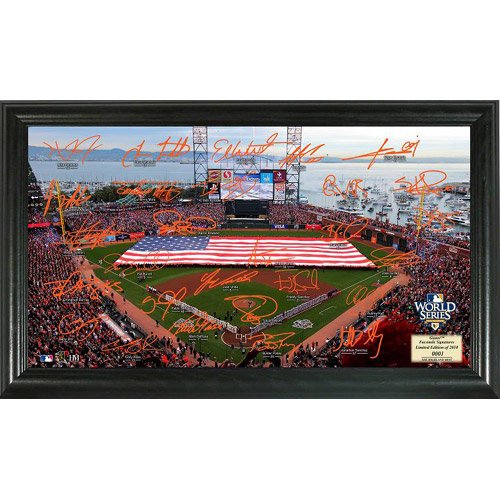 San Francisco Giants 2010 World Series Champions Signature Fields