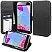 BLU Studio 6.0 HD D650a Case, Abacus24-7 BLU Studio 6.0 HD Wallet Case with Flip Cover, Stand and Pockets for ID, Credit Cards - Black BLU Studio 6.0 HD D650a Flip Case