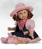 Lil' Cowgirl, 22-Inch Collectible Real Lifelike Vinyl Child Doll (Artist: Diane Bucki) by Paradise Galleries Dolls