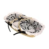 Hoohobbers Doll Moses Basket, Versailles Black