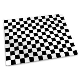 Joseph & Joseph - BLAC012PW - Mosaic Black and White  - Planche rectangulaire L en verre s�curit