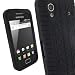 igadgitz Nero Pneumatico Custodia Silicone Skin Case Cover Protezione per Samsung Galaxy Ace S5830 Android Smartphone Mobile Telefono + Protettore schermo