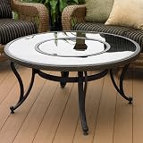 51AEJMhdcGL. SL160  42 Black Glass Fire Pit