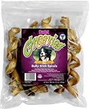 Pet Supplies : 12 Pack Groovies 6-7" Bully Spirals