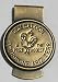 Brass Gem Saloon Brothel Token Money Clip