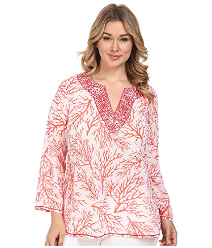 [マイケル マイケルコース] MICHAEL Michael Kors レディース Plus Size Solana Thread Work Tunic トップス [並行輸入品]