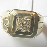 14K Man's Diamond Ring
