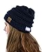 NYFASHION101® LED Hands Free Light Winter Cable Knit Cuff Beanie Hat