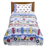 Olive Kids Trains, Planes, & Trucks Full/Queen Comforter