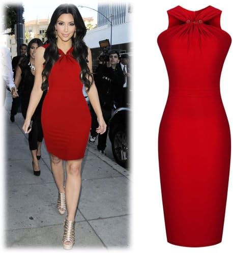 Red Kim Kardashian Inspired Dress, Medium
