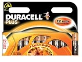 Duracell Plus Alkaline AA Batteries Pack of 12Â MN1500