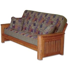 Simmons Futons Z57221DSSF15 Cascade Tobacco Full Futon with Tetrapod Mattress