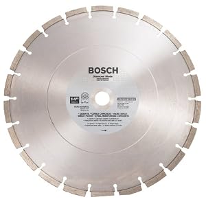 Bosch DB1464 Premium Plus 14-Inch Dry or Wet Cutting Segmented Diamond Saw Blade with... by Bosch
