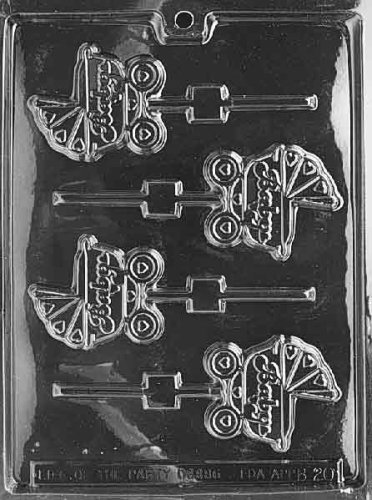 CARRIAGE LOLLY Baby Candy Mold Chocolate