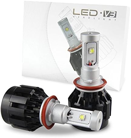 WIKOOL High Power Bright Cree LED Headlight H11 Conversion Kit 6000K 36W 3600LM 12-24v