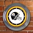 Pittsburgh Steelers Team 14" Neon Clock NFL Football Fan Shop Sports Team Merchandise