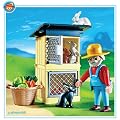 Playmobil - 4491 - La Vie � la ferme - Fermier / Lapins / Clapiers