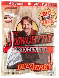 Jeff Foxworthy Original Beef Jerky, 4-Ounce Packages (Pack of 6)