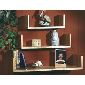 <b>Flying Nun Shelf 18", Mahogany</b>