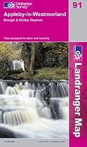 Ordnance Survey Landranger Map 91 Appleby-in-Westmorland, Brough & Kirkby Stephen (Flat Sheet)