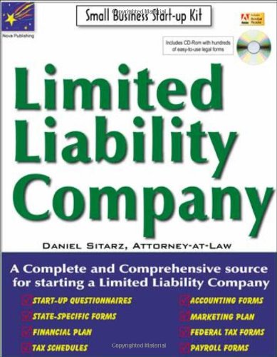 start a small business Limited Liability Company: Small Business Start-Up Kit (Small Business Made Simple)