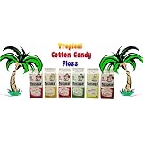 Cotton Candy Flossugar, Case of 6-1/2 Gallon Cartons-Tropical Flavors