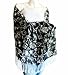 WHITE & BLACK PRINTED PASHMINA SHAWL WRAP STOLE SCARF (GD(BUTTERFLY))