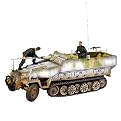 Forces of Valor German Sd. Kfz. 251/9 Kanonenwagon - Hungary 1945