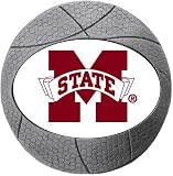 NCAA Mississippi State Bulldogs Basketball One Inch Pewter Pin