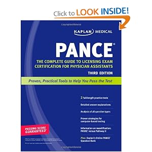 Click here to buy Kaplan Medical PANCE by Kaplan.
