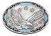 W71Extra Large Western Eagle Belt Buckle Rodeo Cowboy Big
