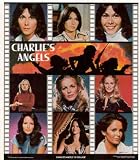 Charlie's Angels 1978 Collage Sticker Poster: Jaclyn Smith, Cheryl Ladd, Kate Jackson