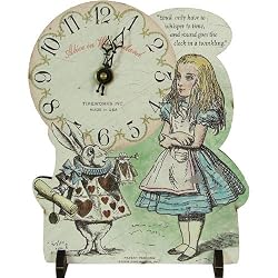 TimeWorks Alice in Wonderland Pop Out Desk Clock