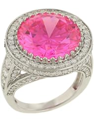 Pave & Bead Set Halo Style Diamond Ring 2.01ct(cz ctr)