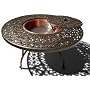Strathwood St. Thomas Cast-Aluminum Round Table with Fire Pit