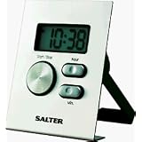 SALTER HOUSEWARES 331 Stainless Steel Kitchen Timer with Clock by SALTER HOUSEWARES