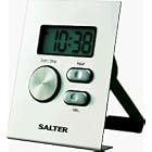 Click here to buy SALTER HOUSEWARES 331 Stainless Steel Kitchen Timer with Clock by SALTER HOUSEWARES.