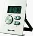 Kitchen & Housewares : SALTER HOUSEWARES 331 Stainless Steel Kitchen Timer with Clock