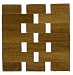 Coasters (4) - Teak Brick (9.5X9.5Cm)