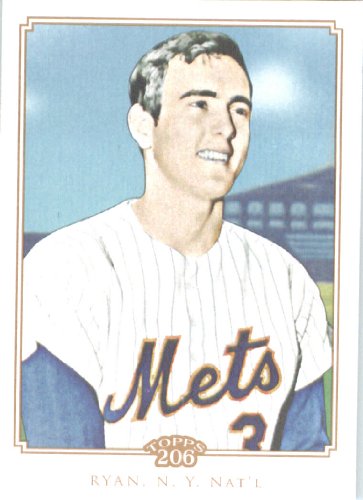 2010 Topps T-206 Baseball Card # 98 Nolan Ryan - New York Mets (Legend) MLB Trading Card in Screw Down Case!