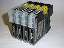 4 x black Lc1100bk Brother LC1100 LC980 Compatible Ink cartridges  by "INK CARTRIDGE KING" for the DCP-145C DCP-165C DCP-385C  DCP-535CN DCP-585CW DCP-6690CN DCP-6690CW MFC-290C MFC-490CN MFC-490CW  MFC-670CD MFC-670CDW MFC-790CW MFC-930CDN MFC-5490CN MFC-5890CN  MFC-6490CW MFC-790CW MFC-990CW LC-1100BK LC-1100C LC-1100M LC-1100Y  LC980 LC67 LC65 LC61 LC38 LC16 LC11
