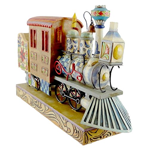 Jim Shore RIGHT ON TRACK Stone Resin Vintage Train Engine 4009604