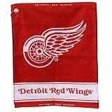 NHL Detroit Red Wings 16'' x 19'' Woven Terry Golf Towel - Red